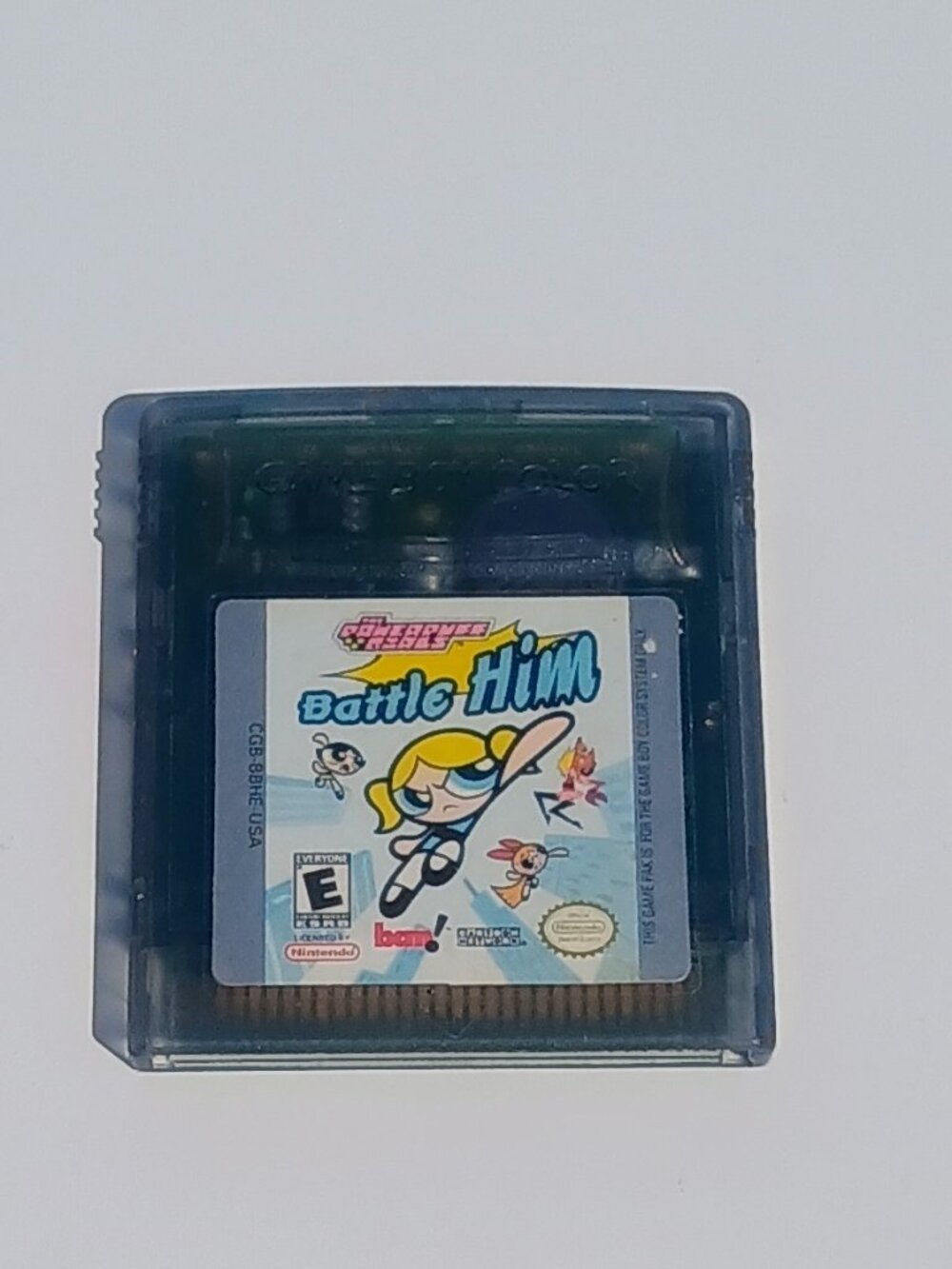 Powerpuff Girls Battle Him NINTENDO GAMEBOY COLOR Game Only Untested
